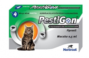 PESTIGON SPOT ON CAT 4X / 4 DB PIPETTÁVAL! állatgyógyszertár
