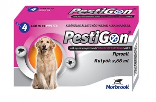 PESTIGON SPOT ON L 4X 20-40KG / 4 DB PIPETTÁVAL! állatgyógyszertár