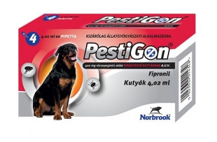 PESTIGON SPOT ON XL 4X 40-60KG / 4 DB PIPETTÁVAL! állatgyógyszertár