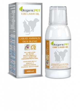 BiogenicPet Cod Liver Oil macskáknak állatgyógyszertár