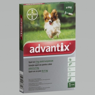Advantix spot on kutyáknak 4 kg alatt állatgyógyszertár
